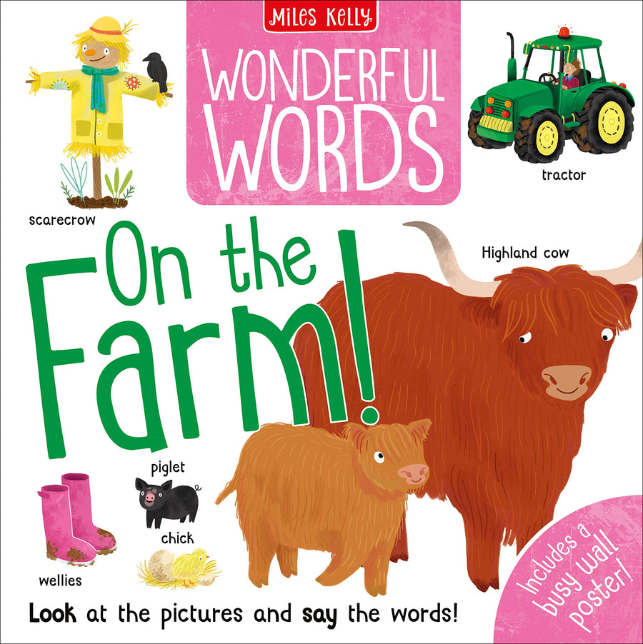 Wonderful Words On The Farm Hardcover
