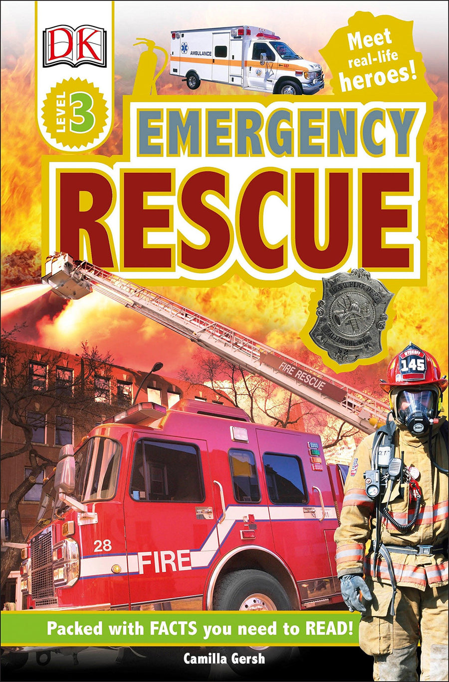 DK Readers L3: Emergency Rescue: Meet Real-Life Heroes! (DK Readers Level 3)