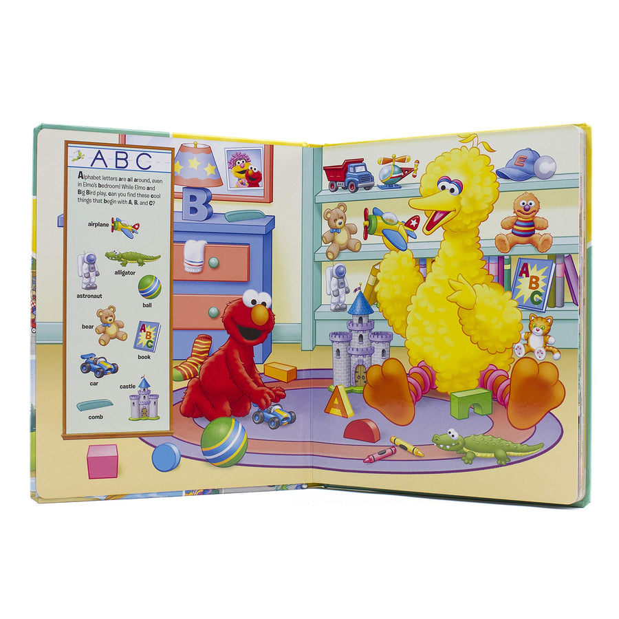 Sesame Street - E is for Elmo! ABCs - My First Look and Find Activity Book