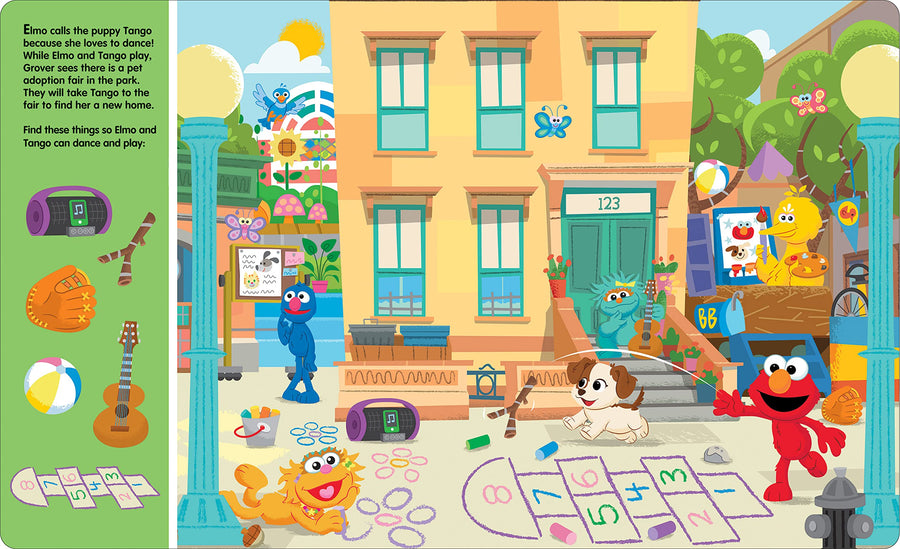 Sesame Street -Furry Friends Forever First Look and Find Activity Book