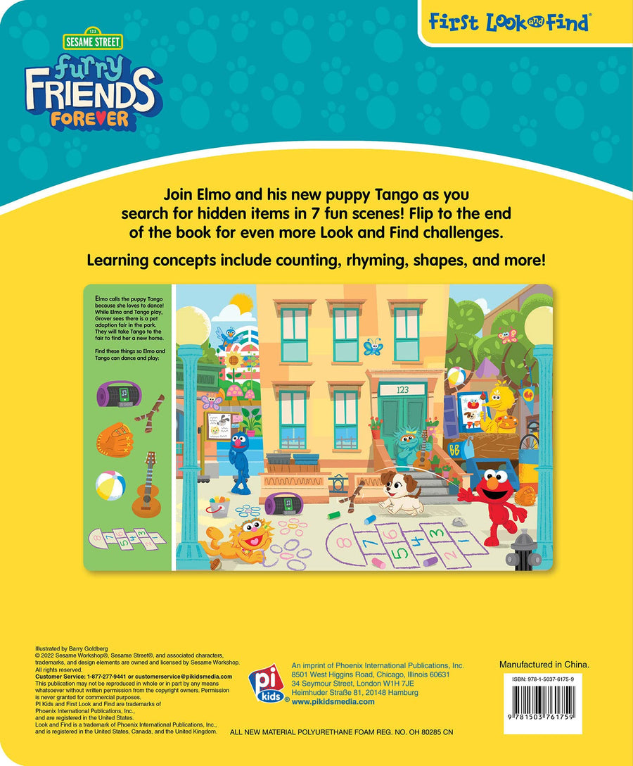 Sesame Street -Furry Friends Forever First Look and Find Activity Book