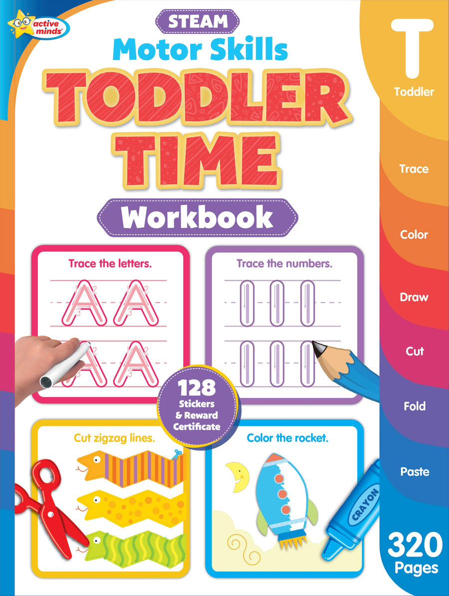 Toddler Time STEAM Motor Skills Workbook