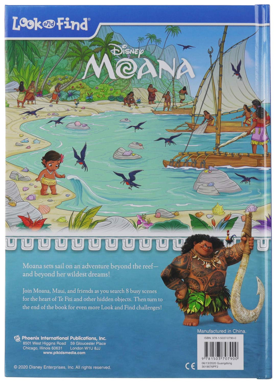 Disney Moana Look and Find Activity Book